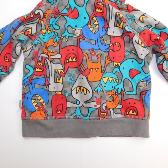 Heidi Klum Boys 6 months Monster Full Zip Hoodie - Picture 7 of 8